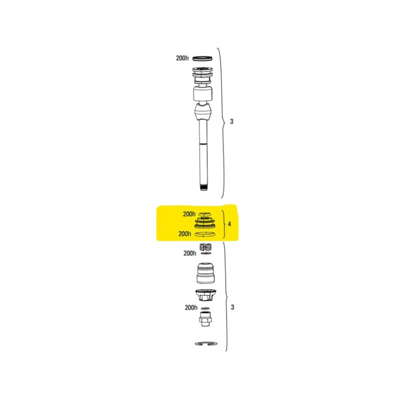 ROCK SHOX Replacement bushing for front suspension AIRE RUDY XPLR 30MM A1 (2022) 11.4018.096.006