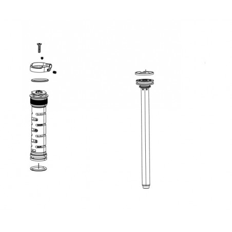 ROCK SHOX Replacement cartridge lock for manual bicycle JUDY RL 27.5/29 120 REMOTO ALU 11.4018.104.029