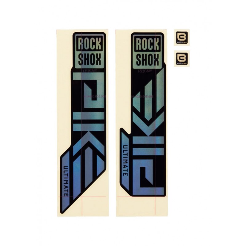 ROCK SHOX Kit adhesivos para componentes bicicleta PIKE ULT (2023+) 11.4018.105.063VAR