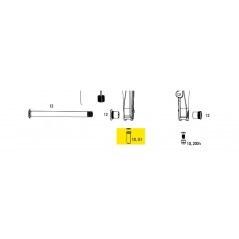 ROCK SHOX Bicycle bottle screw kit RUDY (2022) 11.4018.124.001