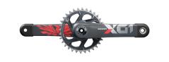 SRAM Biela para bicicleta DUB FAT4 DM X01 EAGLE 00.6118.527.009VAR