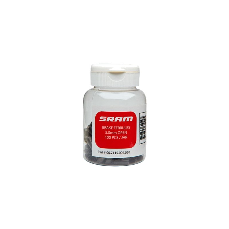 SRAM Tope de funda para cable freno BRASS 100UDS 5 MM 00.7115.004.020