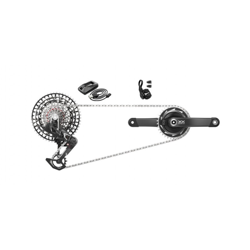 SRAM Group with potentiometer and spider Q174 CL55 DUB EAGLE AXS XXSL T-TYPE 00.7918.166.003VAR