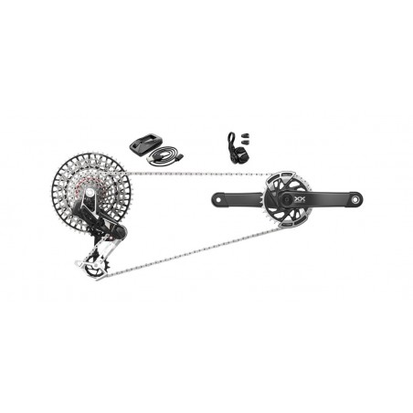SRAM Grupo con potenciometro y eje Q174 CL55 DUB EAGLE AXS XX T-TYPE MTB WIDE 00.7918.167.003VAR