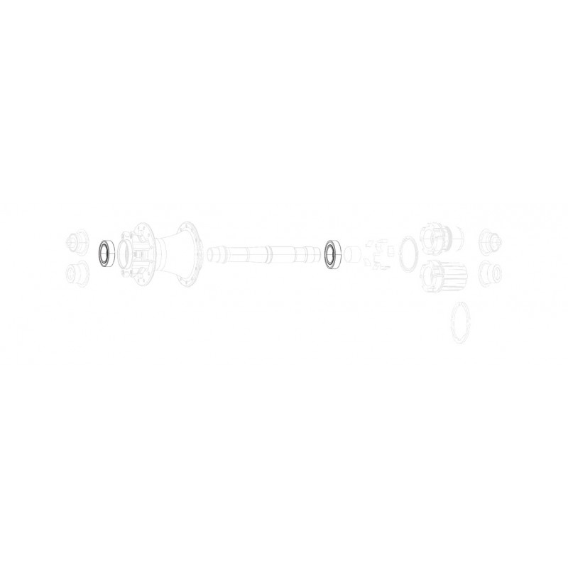 SRAM Rear hub bearing replacement kit ROAM30/40/BUJE X0/900 11.1918.003.040