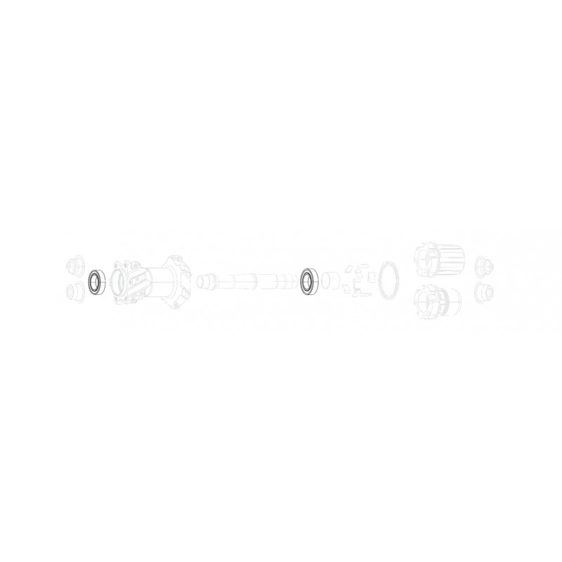 SRAM Kit de repuesto rodamientos para núcleo xd ROAM 50 (6902) 11.1918.029.007