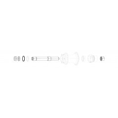 SRAM Recambio de rodamientos traseros para buje pack dos unidades MTH-746 11.2018.026.002