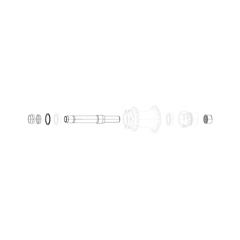 SRAM Recambio de rodamientos traseros para buje pack dos unidades MTH-746 11.2018.026.002