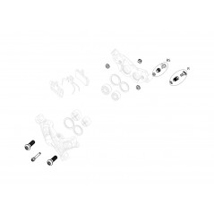 SRAM Brake caliper hardware replacement kit G2 R/RS 11.5018.057.003