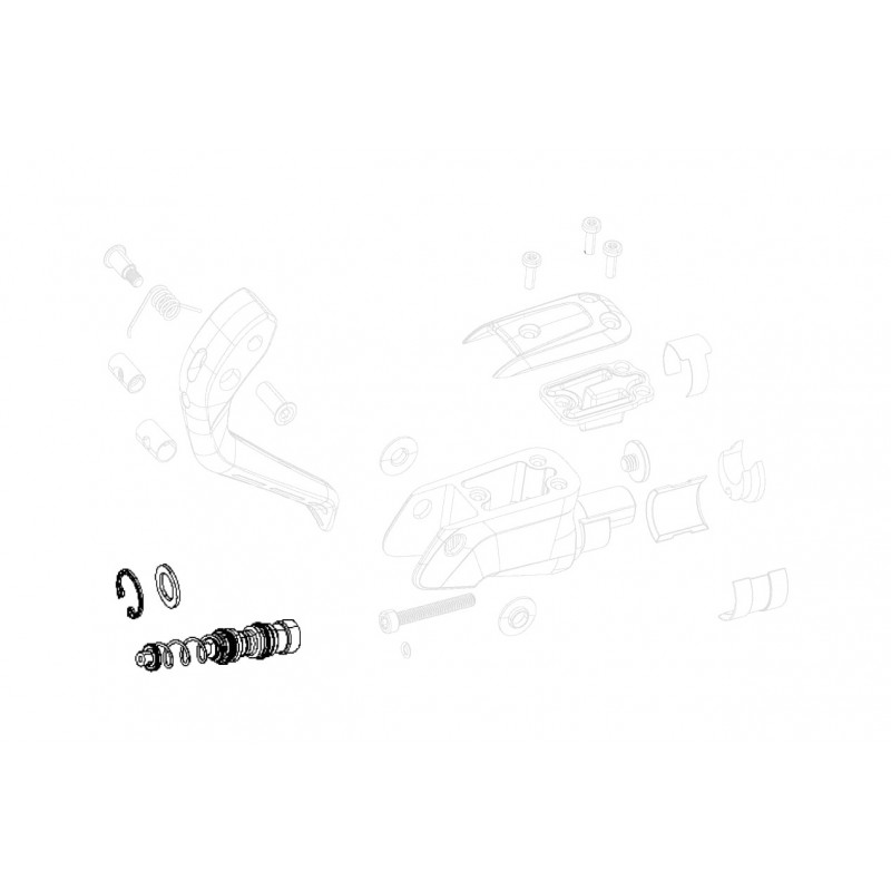 SRAM Brake piston replacement kit S900 AERO HRD 11.5218.005.000