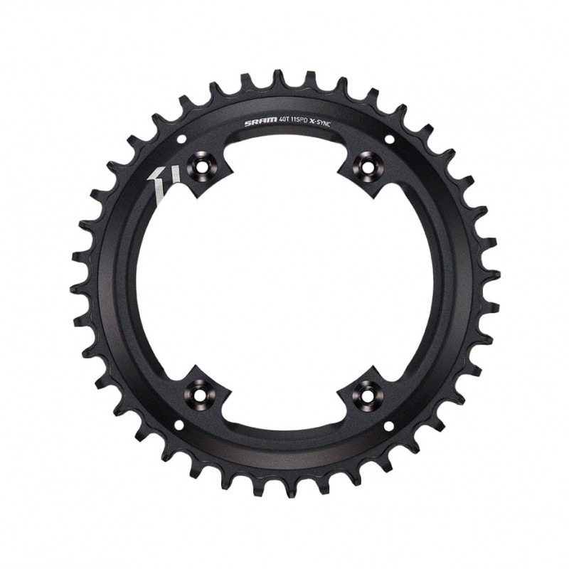SRAM Plato asimétrico de cuatro tornillos para once velocidades 110BCD X-SYNC APEX 1 11.6218.037.010VAR