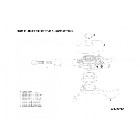 SRAM Abrazadera para mando de bicicleta 11.7015.033.070