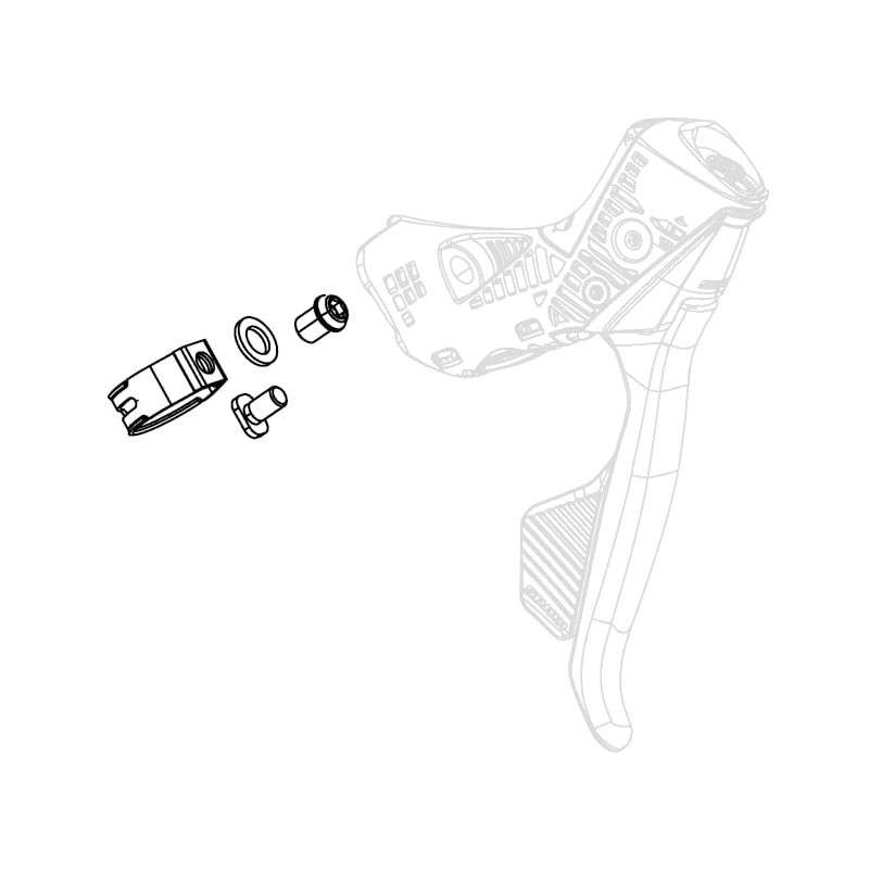 SRAM Replacement clamp for dual disc brake levers RIVAL/FORCE D2 ETAP AXS (PAR) 11.7018.079.001