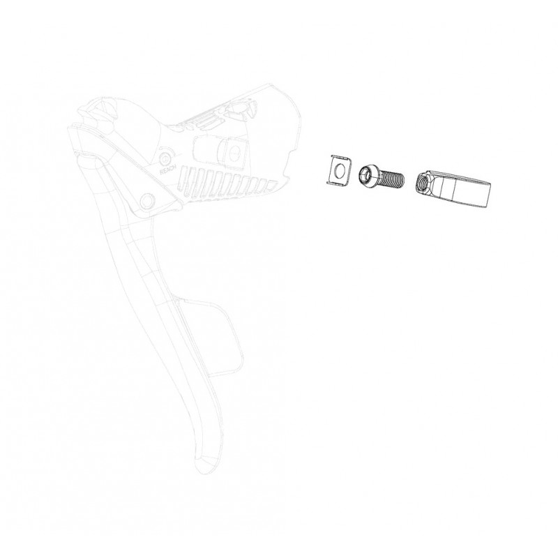 SRAM Repuesto de abrazadera para doble mando RED/FORCE ETAP AXS (PAR) 11.7018.080.000