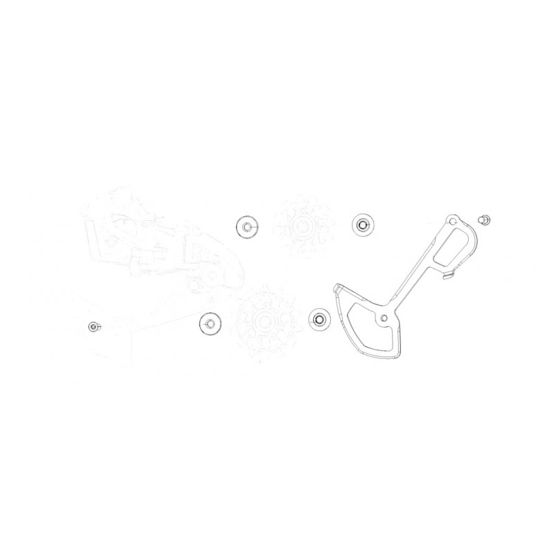 SRAM Repuesto de caja interna con roldanas SX/NX EAGLE GX AXS 11.7518.092.004