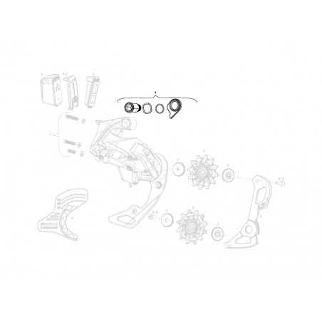 SRAM Kit de repuesto tornillo para cambio RED ETAP AXS 11.7518.093.001