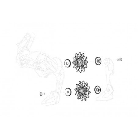 SRAM Kit de repuesto tornillo para cambio FORCE XPLR ETAP AXS 11.7518.093.010