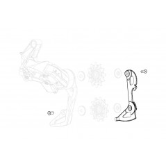 SRAM Ceramic pulley replacement kit for electronic shifting RED XPLR ETAP AXS 11.7518.102.000
