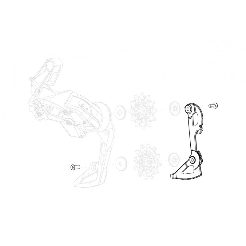 SRAM Ceramic pulley replacement kit for electronic shifting RED XPLR ETAP AXS 11.7518.102.000