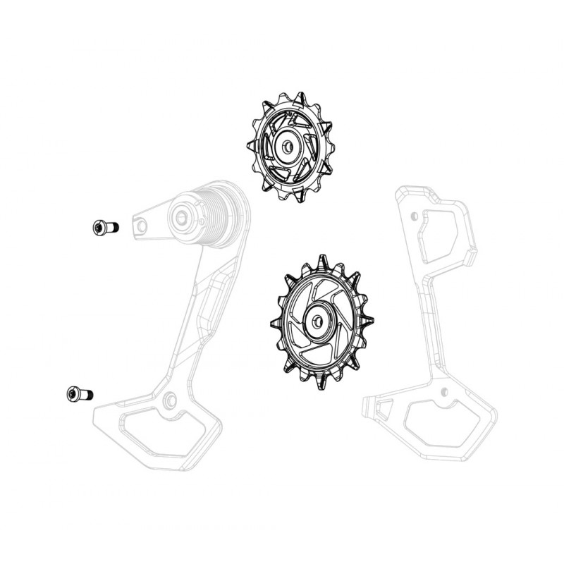 SRAM Replacement pulley kit for gearbox EAGLE AXS T-TYPE XXSL 11.7518.104.006
