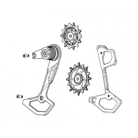 SRAM Pulley housing kit for electronic shifting EAGLE AXS T-TYPE XXSL 11.7518.104.010