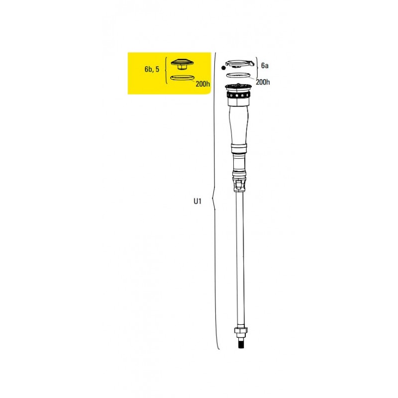 ROCK SHOX Dial adjustment compression compatible RUDY (2022) 11.4018.082.036
