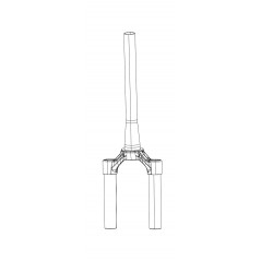 ROCK SHOX Recambio conjunto puente y barra para horquilla 700C 51OS AL 28.5 DFB A1 RUDY XPLR 11.4018.090.071