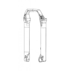 ROCK SHOX Pares de botellas 27B DFB A2 ZEB A1+ BASE/SELECT/SELECT+ (2021+) BOOST BASE 11.4018.091.063