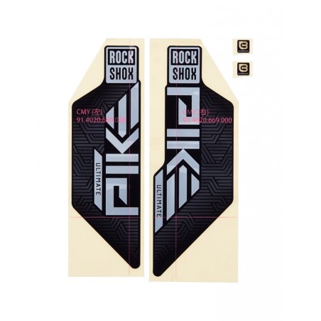 ROCK SHOX Kit adhesivos diseño PIKE ULT FLIGHT ATT (2023+) 11.4018.105.067