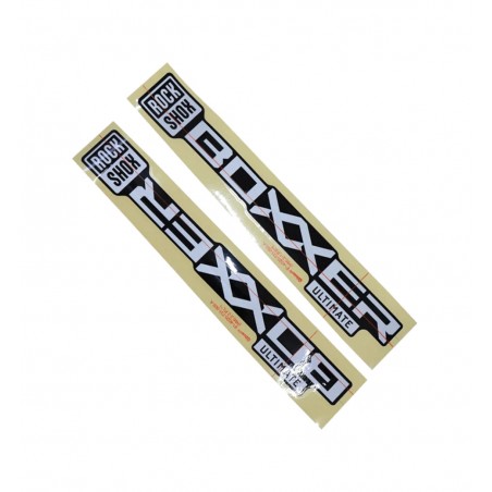 ROCK SHOX Bicycle sticker kit with electrified design BXR 27/29 METAL WHT SILV FOR ELEC ULT D1+(2024+) 11.4018.105.074