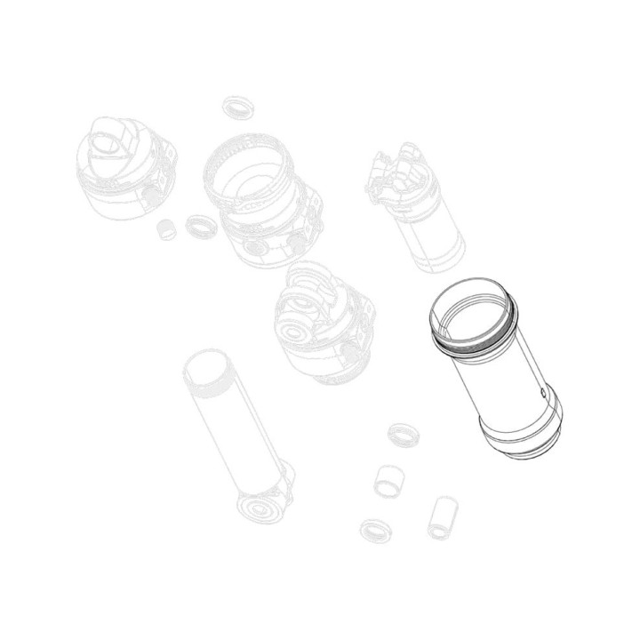 ROCK SHOX Recambio amortiguador neumático compatible MONARCH 184X44MM 11.4118.033.010