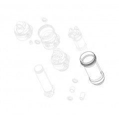 ROCK SHOX Recambio de pulmón para suspensión MONARCH DEBONAIR 216X63MM / 216X57MM 14-16 11.4118.033.032