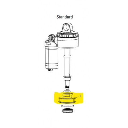 ROCK SHOX Compatible fixed piston replacement SUPER DELUXE 11.4118.056.001