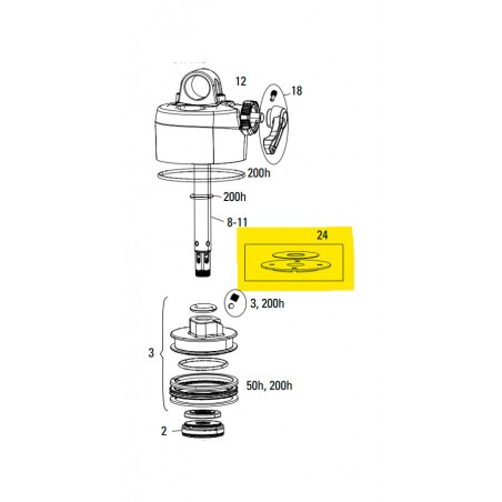 ROCK SHOX Shock absorber travel reducer DELUXE NUDE (10UDS ) 11.4118.062.000