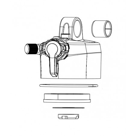 ROCK SHOX Recambio cabezal completo para amortiguadores avanzados taller DELUXE RT3 BEARING 11.4118.069.002