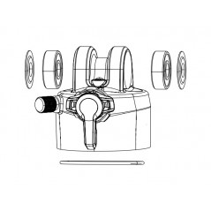 ROCK SHOX Complete head replacement for advanced shock absorbers workshop DELUXE RLR/ULTIMATE REMOTE BEARING 11.4118.072.002