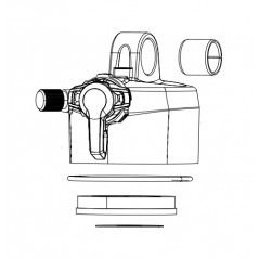 ROCK SHOX Replacement head for systems DELUXE SELECT PLUS (C1) 2023 BEARING 11.4118.073.012
