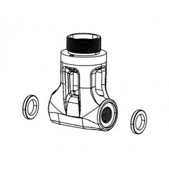 ROCK SHOX Replacement asymmetric bottom bracket A1 (2017-2020) DELUXE THRUAKTIV 11.4118.090.001