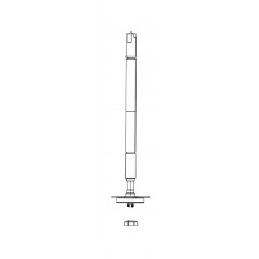 ROCK SHOX Recambio de vástago para un recorrido DELUXE SELECT (C1) 2023+ 11.4118.111.650VAR