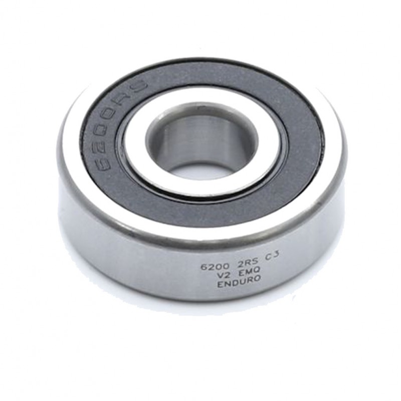 ENDURO BEARINGS Rodamiento radial para buje 6200 LLB ABEC-3 (C3 CLEARANCE) 10MM X 30MM 9MM EB8010