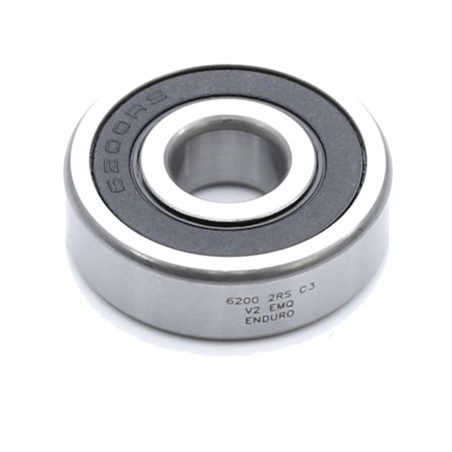 ENDURO BEARINGS Radial bearing for hub 6200 LLB ABEC-3 (C3 CLEARANCE) 10MM X 30MM 9MM EB8010
