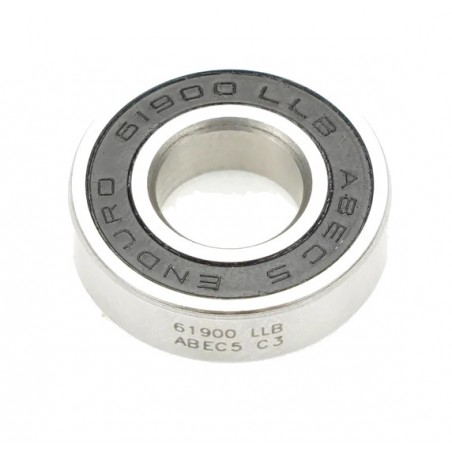 ENDURO BEARINGS Radial bearing for hub 61900 LLB C3 ABEC-5 (C3 CLEARANCE) 10MM X 22MM 6MM EB8126