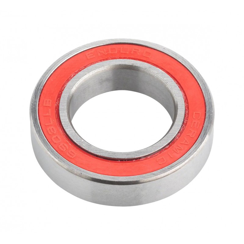 ENDURO BEARINGS Rodamiento radial cerámico para buje CH 6903 LLB ABEC-5 CERAMIC-HYBRID (C3 CLEARANCE) 17MM X 30MM 7MM EB8148