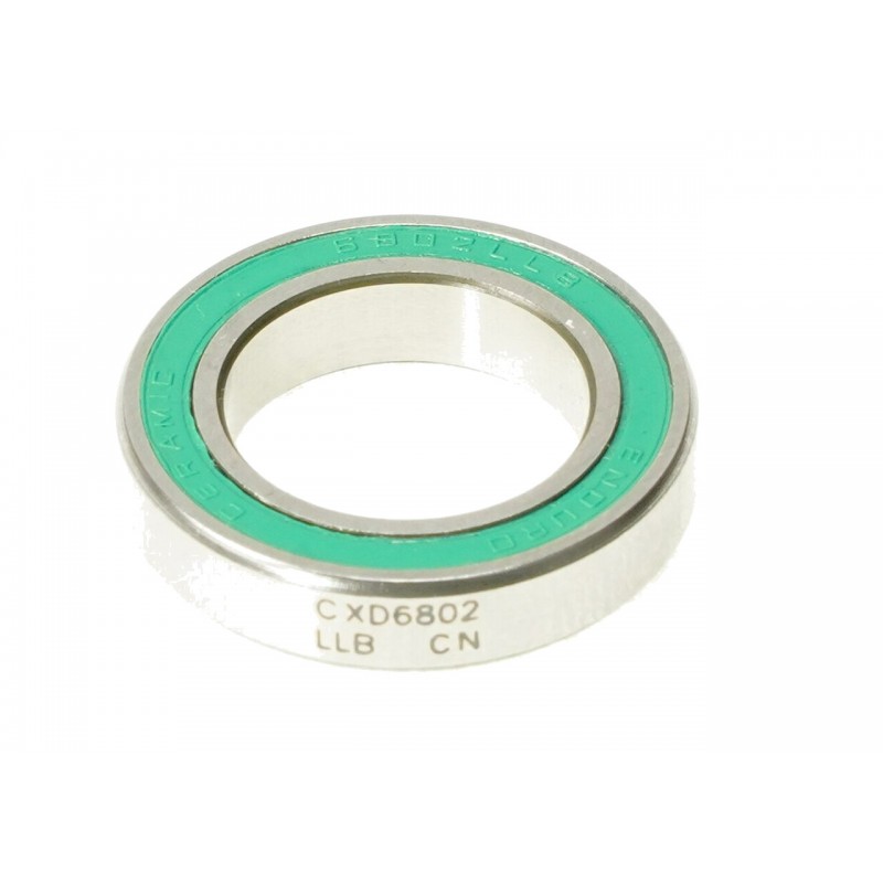 ENDURO BEARINGS Rodamiento radial cerámico para buje CXD 6802 LLB XD15 (CN CLEARANCE) 15MM X 24MM 5MM EB8938