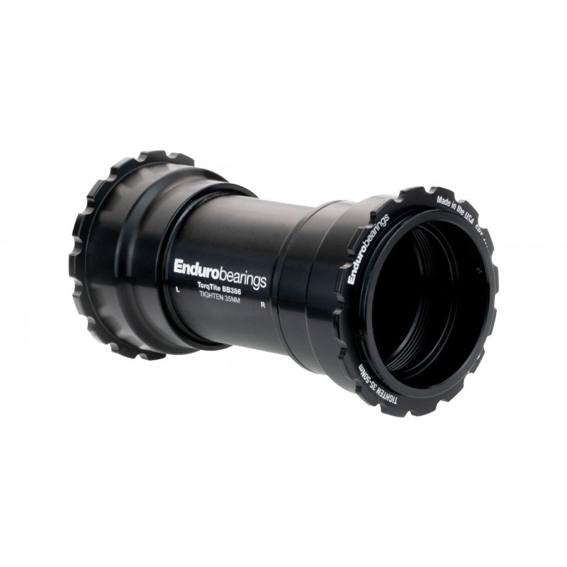 ENDURO BEARINGS Adaptadores de caja pedalier CAMPAGNOLO - UTC-0117 OUTBOARD CUP SET FOR BB386MM FRAMESETS (NON-EKAR) BLACK EB983