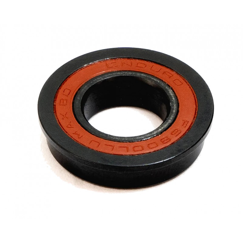 ENDURO BEARINGS Rodamiento con pestaña para suspensión F6800 LLU MAX-E BO FLANGED MAX-DESIGN BLACK-OXIDE ABEC-3 RADIAL 10MM X 19