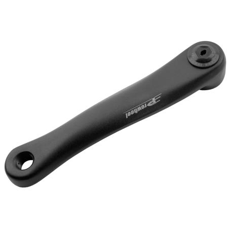 PROWHEEL Biela de aluminio negro para bicicletas 175mm eje rombo 340