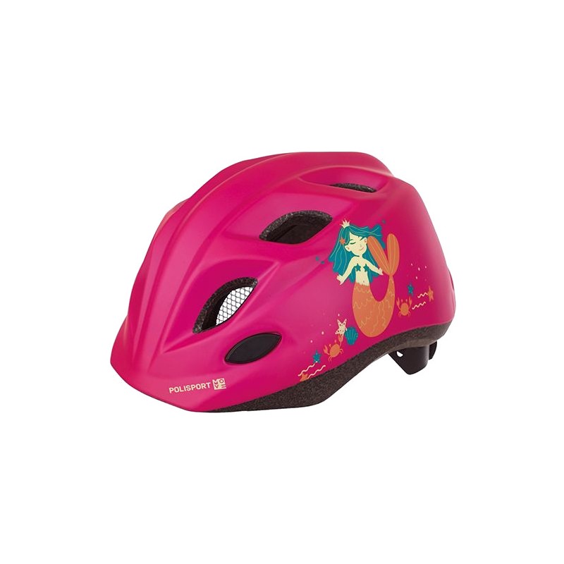 POLISPORT Casco para niño con luz led SIRENA 725709