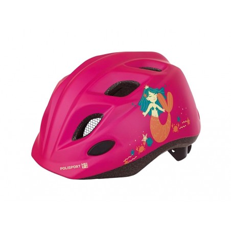 POLISPORT Children's helmet with LED light SIRENA 725709