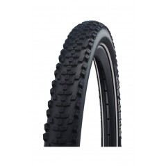 SCHWALBE Cubierta neumático para bicicleta rigida SMART SAM 28X1.65/700X44 HS624 PERFORMANCE ADDIX REFLECTANTE 44-622 725727